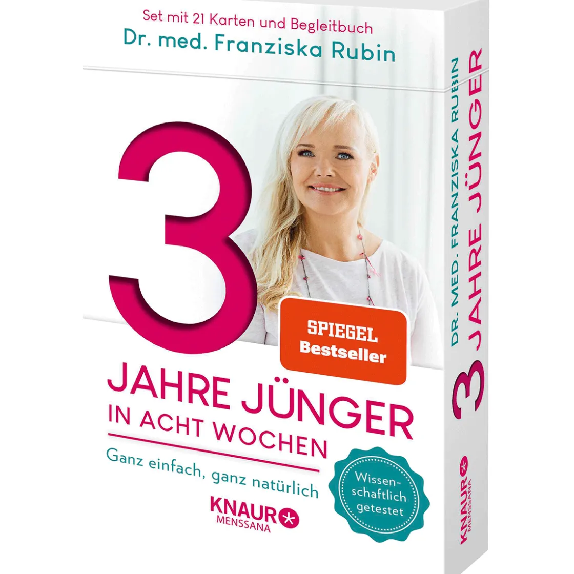 Hot Waschbär 3 Jahre jünger in acht Wochen: Ganz einfach, ganz natürlich | Die Verjüngungs-Box mit 21 Karten und Anleitungsbuch: ganzheitlich und natürlich.