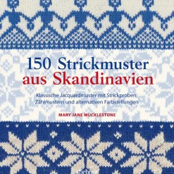 Outlet Waschbär 150 Strickmuster aus Skandinavien. Klassische Jacquardmuster mit Strickproben, Zählmustern und alternativen Farbstellungen.