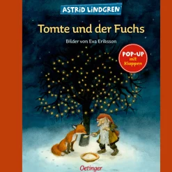 Clearance Waschbär Astrid Lindgren. Tomte und der Fuchs. Pop-Up mit Klappen.