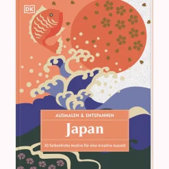 Outlet Waschbär Ausmalen & Entspannen. Japan. 30 farbenfrohe Motive für eine kreative Auszeit.