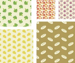 Sale Waschbär Bienenwachstücher, 5er-Set.