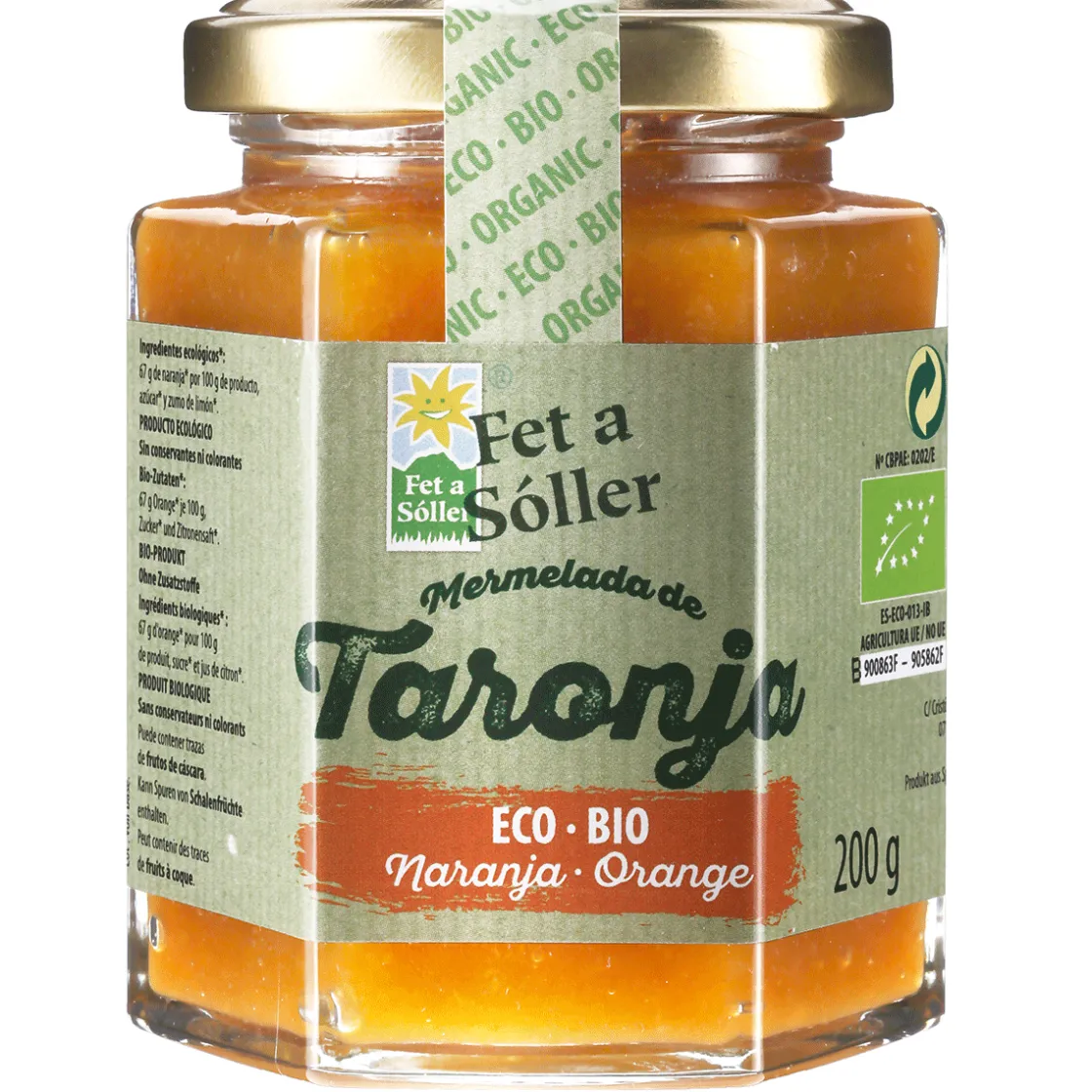 New Waschbär Bio-Orangenmarmelade.