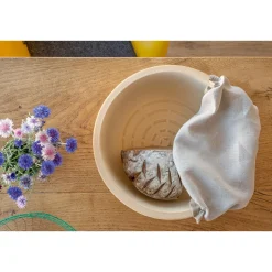 Hot Waschbär Brottopf aus unglasierter Keramik.