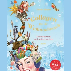 New Waschbär Collagen für die Weihnachtszeit. Ausschneiden und selbst machen.