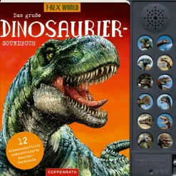 Clearance Waschbär Das große Dinosaurier-Soundbuch. 12 wissenschaftlich rekonstruierte Saurier-Geräusche.