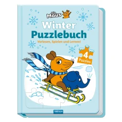 Outlet Waschbär Die Maus Winter-Puzzlebuch. Vorlesen, Spielen und Lernen! 4 Puzzles.