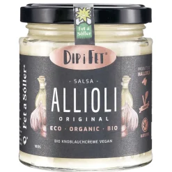 Outlet Waschbär Dip i Fet Allioli Knoblauchcreme, Bio.