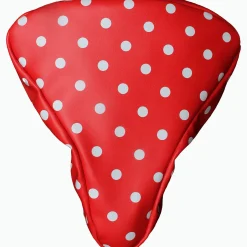 Hot Waschbär Fahrrad-Sattelschoner Polka Dots.