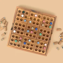 Online Waschbär Farben-Sudoku.