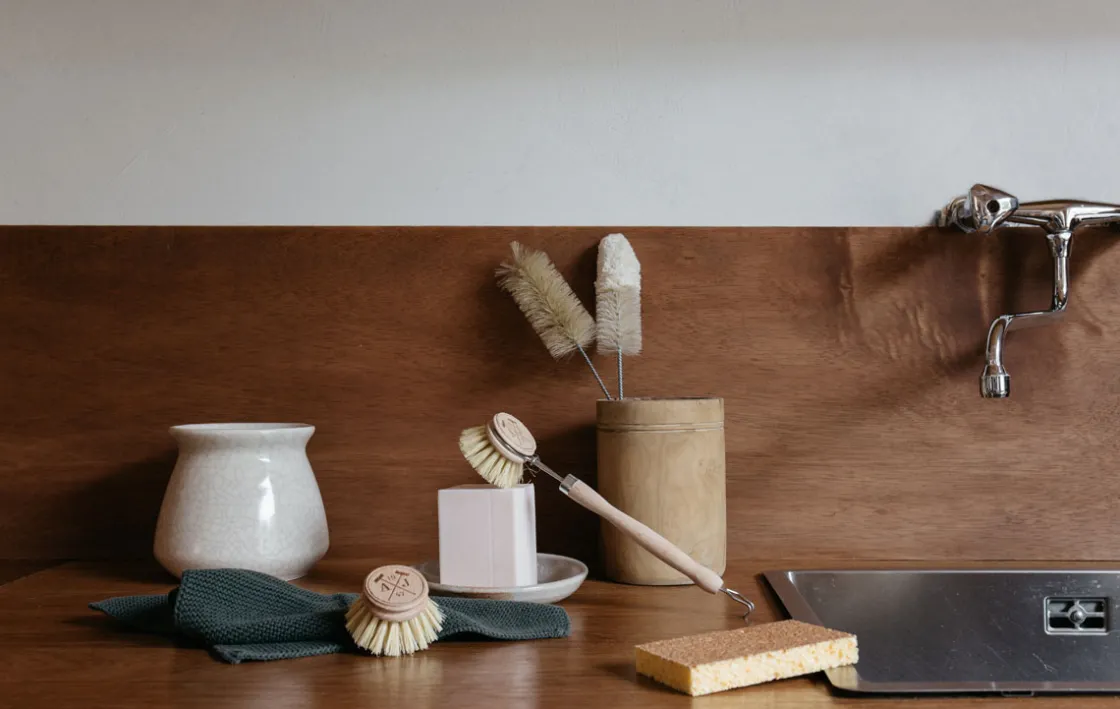 Hot Waschbär Geschirrspül-Set.