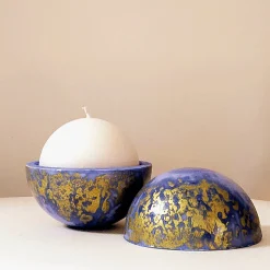 Online Waschbär Große Kugel-Duftkerze Lavendel.