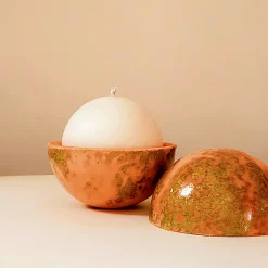 Sale Waschbär Große Kugel-Duftkerze Orangenblüte.