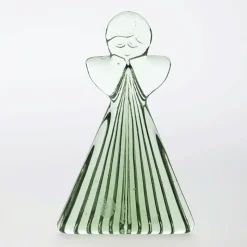 Clearance Waschbär Großer Engel aus Glas.