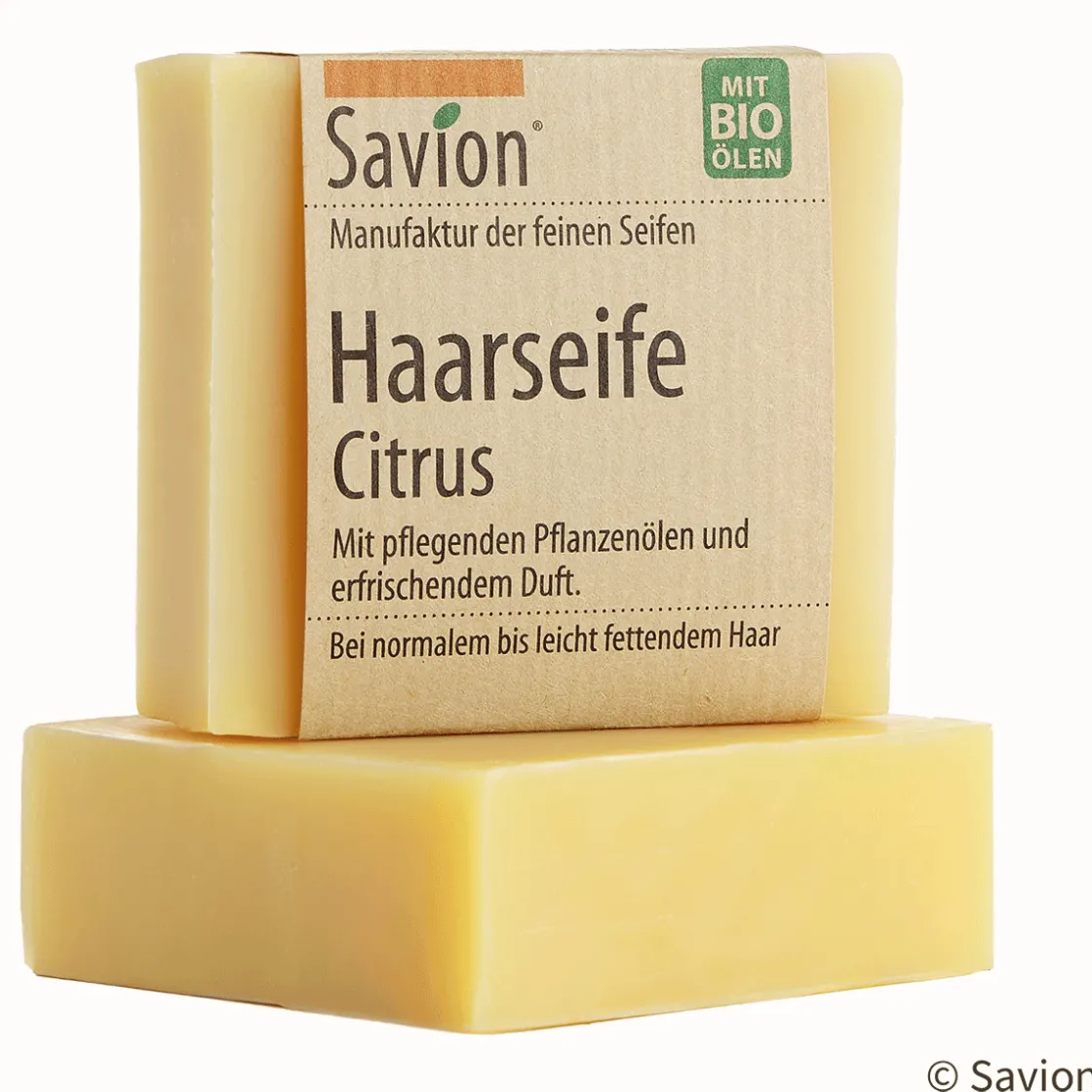 Waschbär Haarseife Citrus.