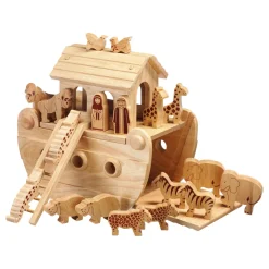 Waschbär Holzspielszene »Arche Noah«.