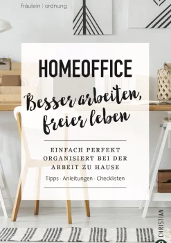 Waschbär Homeoffice. Besser arbeiten, freier leben. Einfach perfekt Ordnung schaffen bei der Arbeit zu Hause.