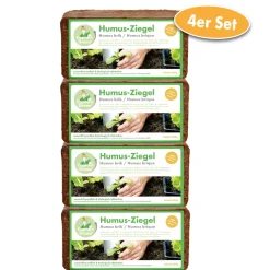 Best Waschbär Humusziegel aus gepressten Kokosfasern.