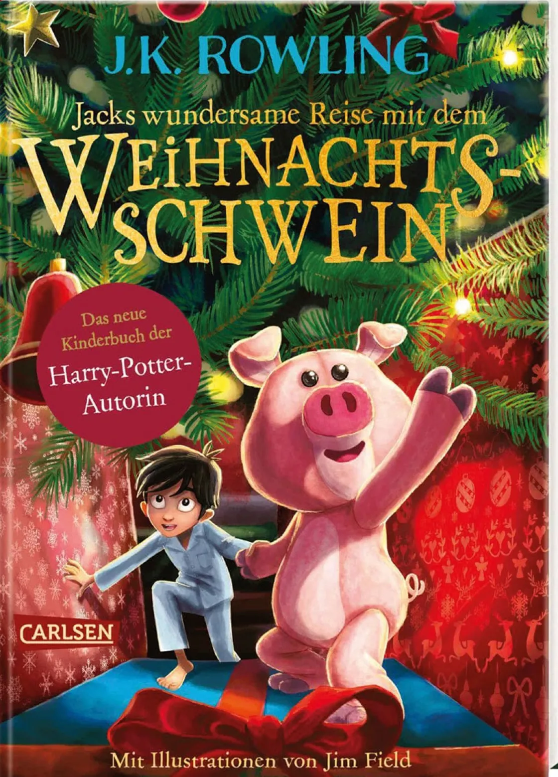 Waschbär J.K. Rowling. Jacks wundersame Reise mit dem Weihnachtsschwein.