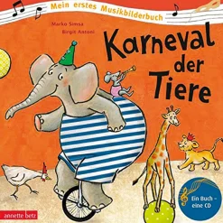 Waschbär Karneval der Tiere. Buch und CD.