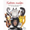 Waschbär Katzen malen. Entdecken Sie Ihre Kreativität mit Wasserfarben.