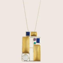 Discount Waschbär Kette »Hoffmann« mit Halbedelsteinen.