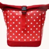 Clearance Waschbär Kleine Kombi-Fahrradtasche & Rucksack »Polka Dots«.