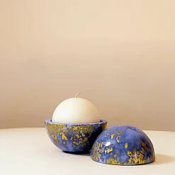 Online Waschbär Kleine Kugel-Duftkerze Lavendel.