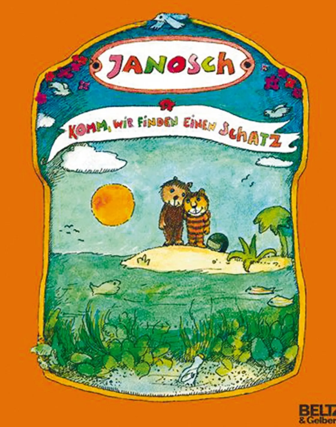 Waschbär Komm, wir finden einen Schatz.