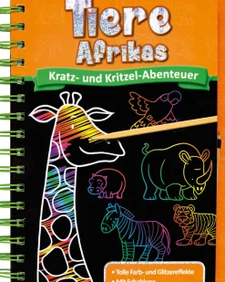 Clearance Waschbär Kratz- und Kritzel-Abenteuer. Tiere Afrikas.