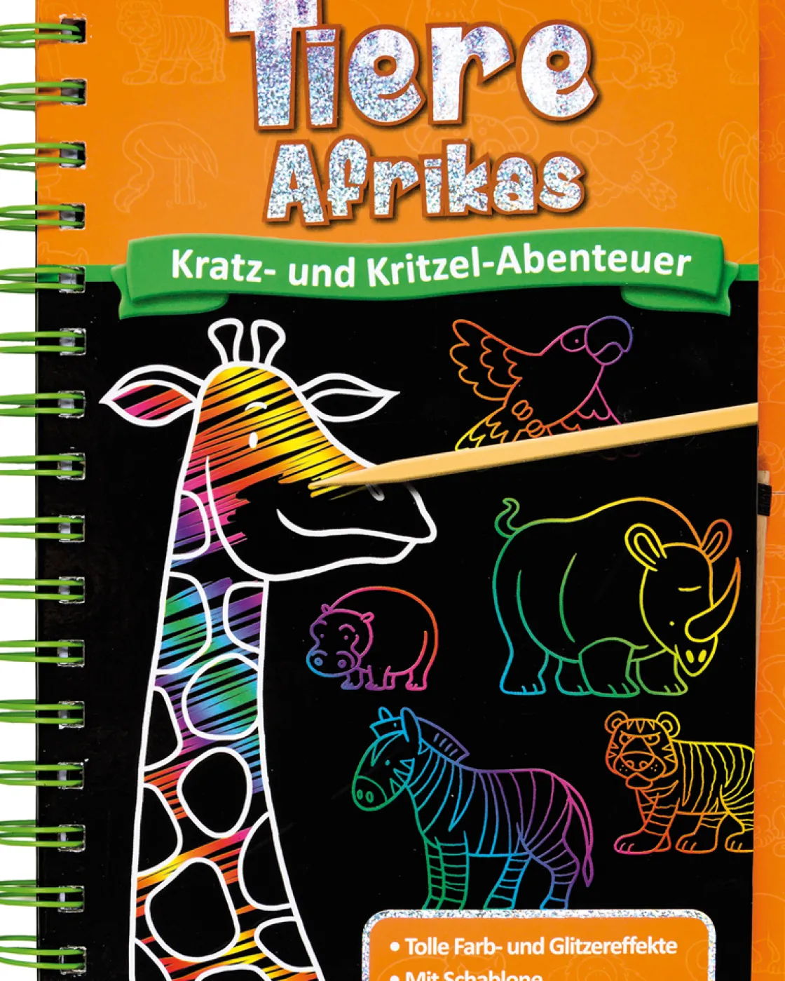 Clearance Waschbär Kratz- und Kritzel-Abenteuer. Tiere Afrikas.