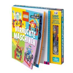 Waschbär Lego. Verrückte Maschinen. Geschenkbox mit Buch.
