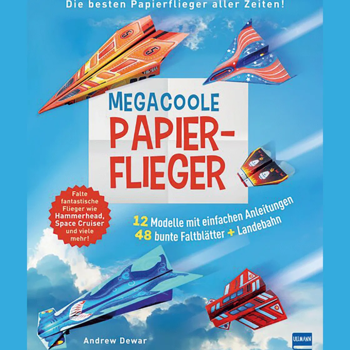 Waschbär Megacoole Papierflieger.