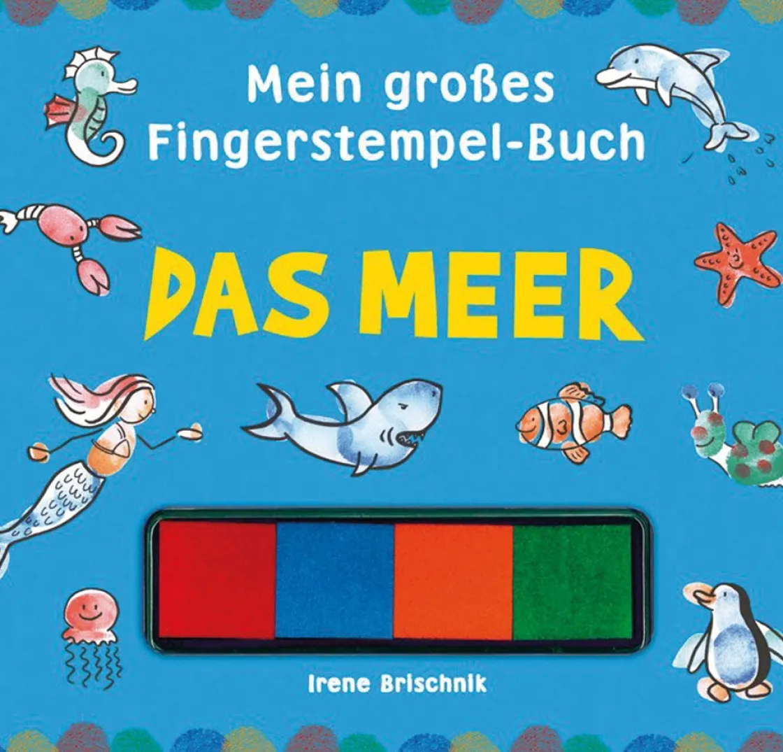 Waschbär Mein großes Fingerstempelbuch. Das Meer.