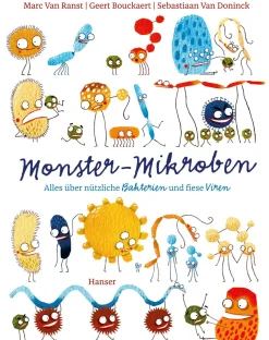 Waschbär Monster-Mikroben. Alles über nützliche Bakterien und fiese Viren.