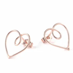 Outlet Waschbär Ohrstecker »Herz«.