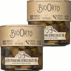 New Waschbär Olive Peranzana in Olivenöl, Bio, 2er-Set.