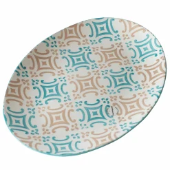 New Waschbär Ovaler Keramik-Teller groß.