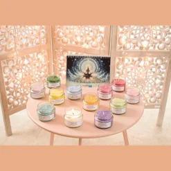 Hot Waschbär Rauhnacht-Duftkerzen, 12er-Set.