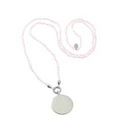 Sale Waschbär Rosenquarz-Kette »Die Liebe ist«.