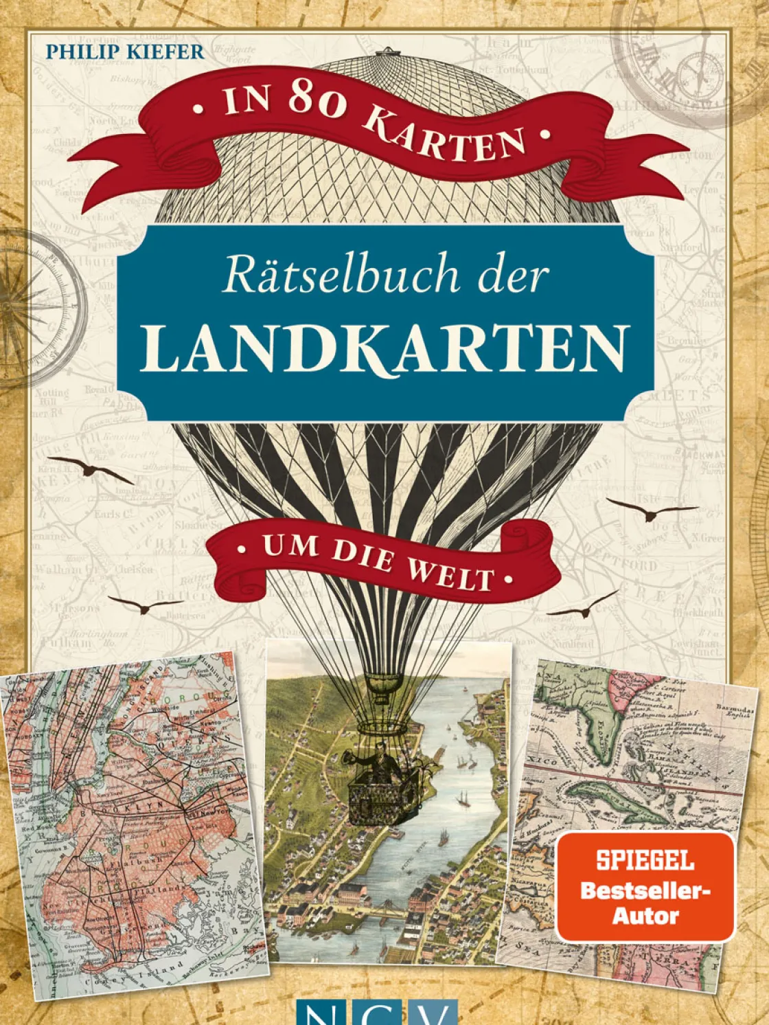 New Waschbär Rätselbuch der Landkarten. In 80 Karten um die Welt.