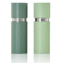 Hot Waschbär Set Pfeffer- und Salzmühle, grün.