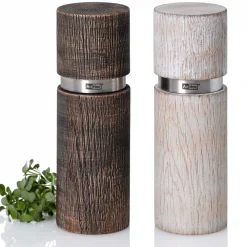 Sale Waschbär Set Pfeffer- und Salzmühle, braun-weiß.