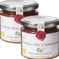 Hot Waschbär Sizilianische Bio-Aprikosenkonfitüre, 2er-Set.