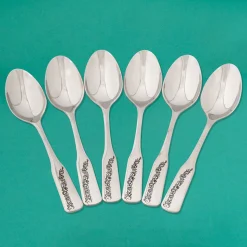 Best Waschbär Teelöffel »Rosenranke«, 6er-Set.