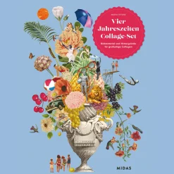 Discount Waschbär Vier Jahreszeiten. Collage-Set.