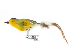 Hot Waschbär Vogel Christbaumschmuck Erlenzeisig.