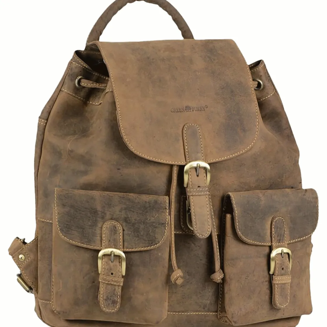 Hot Waschbär Wanderrucksack im Vintage-Look.