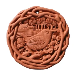 Online Waschbär Wandfliese Terrakotta »Zaunkönig«.