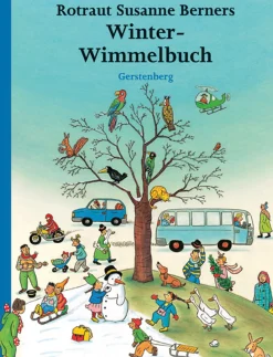 Waschbär Winter-Wimmelbuch.