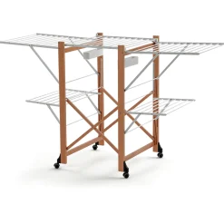 Outlet Waschbär Wäscheständer aus Holz.